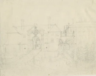Patshull House: lyijykynäpiirros, nd [?1762-1802]