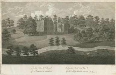Prestwood Hall: kaiverrus, nd [1762-1802] (vedos) (painettu)