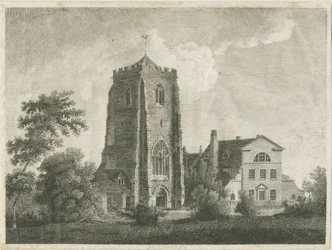 Ranton Abbey [Priory]: kaiverrus ja [1700-luvun loppu] (painettu)
