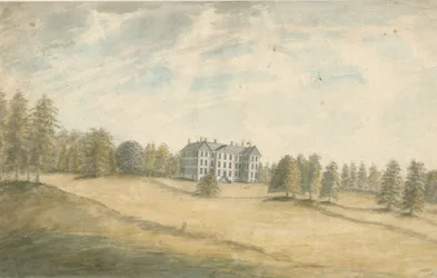 Wrottesley Hall: akvarellimaalaus, nd [1762-1802]