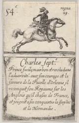 Charles Sept.-e Prince facile..., Game of the Kings of France Jeu des Rois de Fr..., 1644.