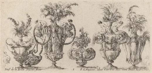 Upeita maljakoita, luultavasti vuodelta 1646.