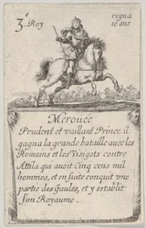 Meroüée Prudent et vaillant..., Game of the Kings of France Jeu des Rois de Fran..., 1644.