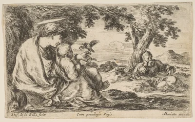 Lepää lennolla Egyptiin, n. 1641.