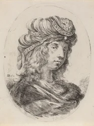 Sultaness nauhaturbaanissa, käännetty oikealle, 16491650.