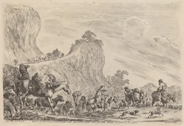 Jaakobin lähtö Egyptiin, luultavasti 1647.