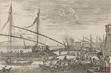 Livornon linnoitukset, luultavasti n. 16541655.