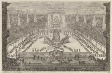 Toscanan prinssi, hänen hevosjoukot ja vaunut Atlas-vuoren ympärillä, 1661.