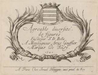 Figuurien monimuotoisuuden otsikkosivu, 1642.