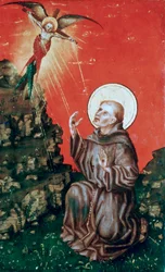 Pyhä Franciscus vastaanottaa stigmat, n. 1430-1451