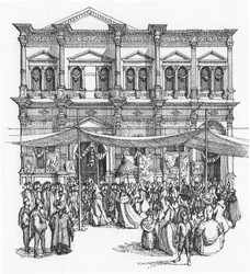 San Roccon koulu vuonna 1735