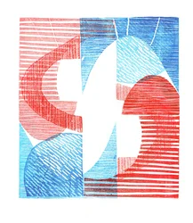 1961 III, 2016 (linoleikkaus paperille)