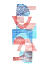 1961 VI, 2016 (linoleikkaus paperille)