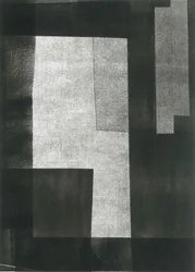 Nocturnus V, 2015 (monoprintti paperille)