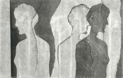 Tears I Bled VIII, 2016 (monoprintti paperille)