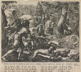 Allegorinen metsästys, 1578