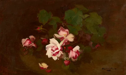 Roses in Bloom (öljy kankaalle)