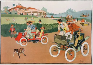 The Race from the Links, julkaisija Max Williams, painanut R.A. Welcke, New York