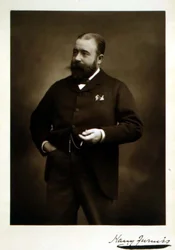 Harry Furniss (1854-1925), kuvittaja ja karikaturisti, muotokuva (m/w valokuva)
