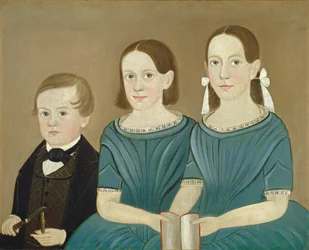 Nuorempi sukupolvi, noin 1850 (öljy kankaalle)