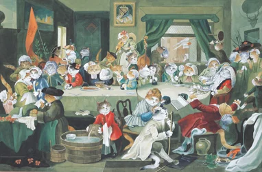 Kuvitus elokuvasta Cats Galore! A Compendium of Cultured Cats (julkaisu 2015).