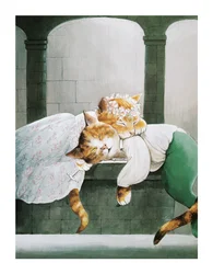 Kuvitus Shakespeare Cats -teoksesta: Poster Book (pub. 2016)