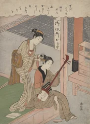 Kampaa hiuksiaan, 1770, 1770.