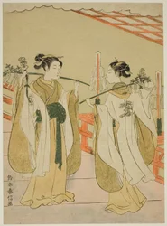 Sh Rine Maitan Ohami Plan d Ohatsu Dan Shin g At Yushima Tenjin Sh Rine