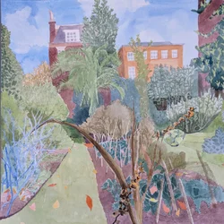 Chelsea Physic Garden, 2020 (akvarelli paperille)
