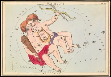 Gemini, n.1825 (kortti, paperi, kudos).