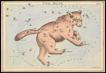 Ursa Major, n.1825 (kortti, paperi, kudos).