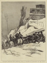 Canadian Sketches, Dominion Force, tykistöpatsas maaliskuussa
