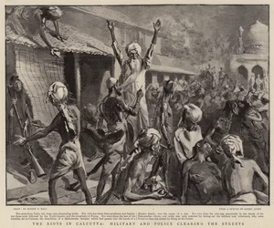 Mellakat Kalkutassa, armeija ja poliisi puhdistavat katuja