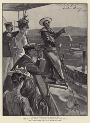 Kuninkaallinen kiertue, joka ottaa ääniä Suezista