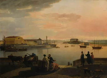 Näkymä Pietarista, 1817.