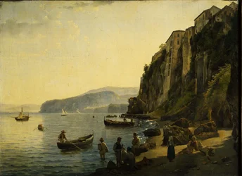 Pieni satama Sorrentossa, 1826.