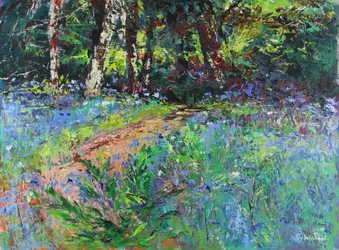 Woodland Wander, 2021 (öljy kankaalle)