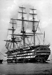 Harjoitusalus HMS St Vincent Portsmouthissa, Hampshiressa, 1896