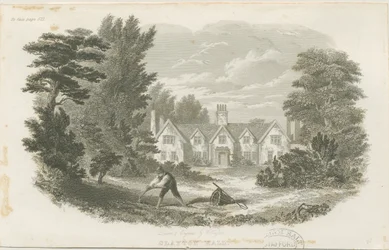 Fenton - Clayton Hall: teräskaiverrus, nd [c 1840] (tulostus)