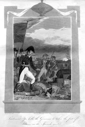 Luutnantti Yeo tappaa kuvernöörin ja valloittaa Muroksen linnoituksen Espanjan rannikolla, 1816