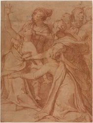 Pyhän Philip Benizzin ihme: Demonisen naisen paraneminen, n. 1557.