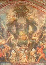 Viimeinen tuomio, yksityiskohta Leviatanista, noin 1394