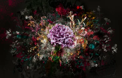 BOUQUET XXVII, 2019 (sekoitettu media kankaalle)