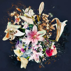 Bouquet VIII, 2018 (sekoitettu media kankaalle)