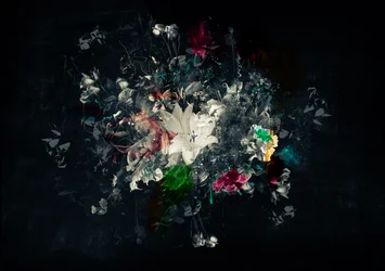 Bouquet XI, 2018 (sekoitettu media kankaalle)