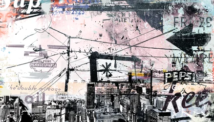 Urbanise, 2016 (kollaasi kankaalle)
