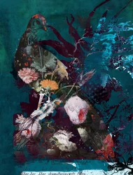 Wildness, 2018 (sekoitettu media kankaalle)