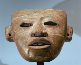 Funerary Mask, Central Highlands, Meksiko, n. 250-550 (serpentiini)