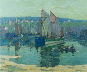 Concarneau (öljy kankaalle)
