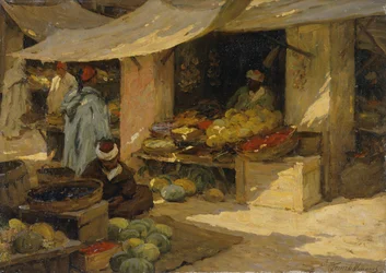 Hedelmämarkkinat, Tanger (öljy kankaalle)